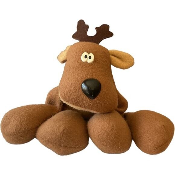 Hallmark Rodney Reindeer Classic Plush Stuffed Holiday Toy Christmas - Picture 1 of 6